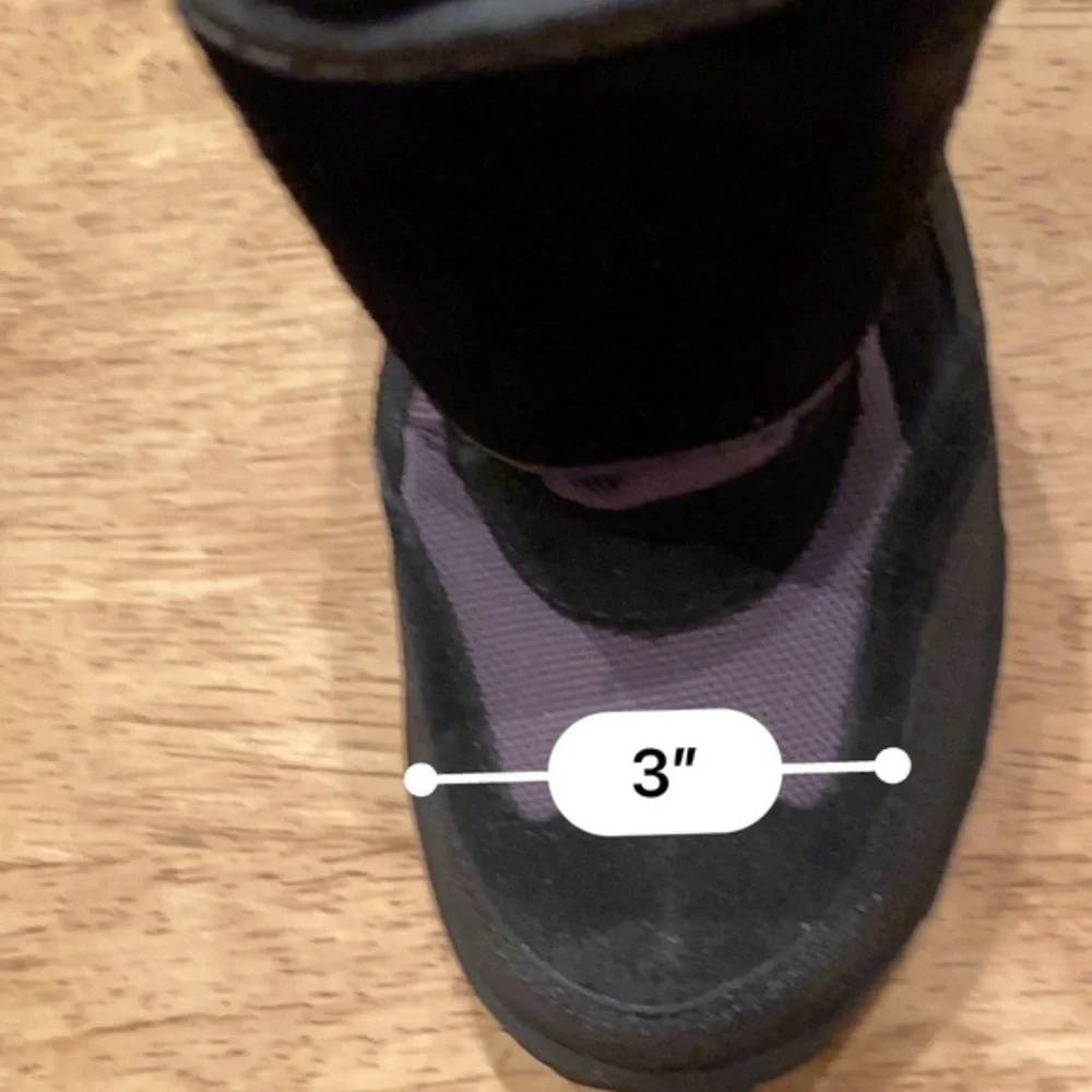 Vintage‎ Gap Youth Size 12 Thinsulate Black/Gray Snow Boots
